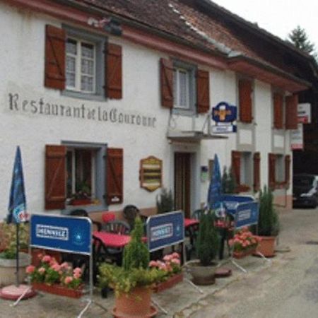 Auberge Restaurant Couronne Beurnevésin Exterior foto